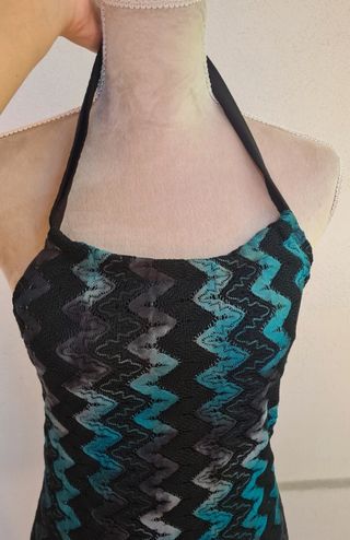 Abito stile missoni schiena scoperta