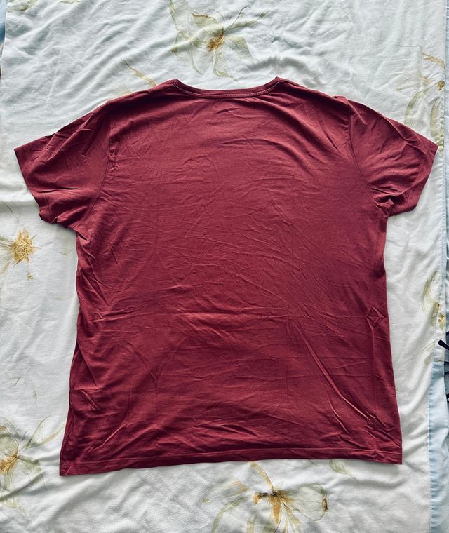 Maglietta maniche corte Edc Brand & Co Bordeaux XL