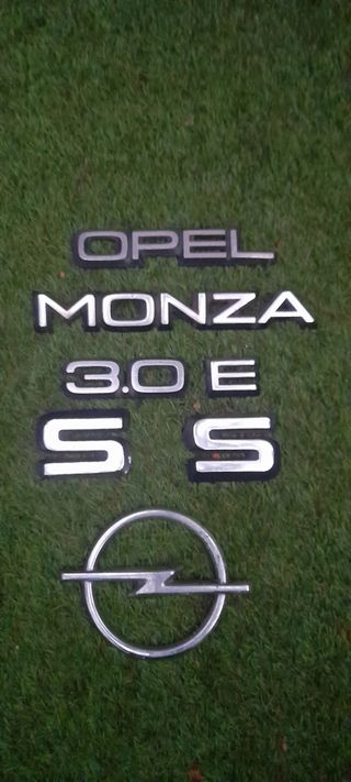 LOGOS ANAGRAMAS OPEL MONZA 3.0 E  S