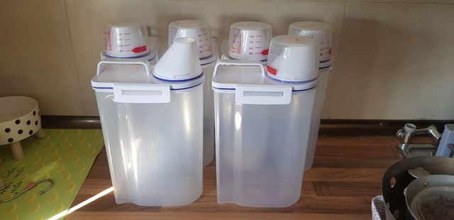 Lote recipientes almacenamiento