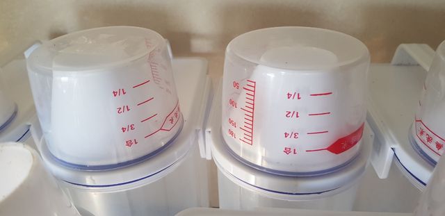 Lote recipientes almacenamiento