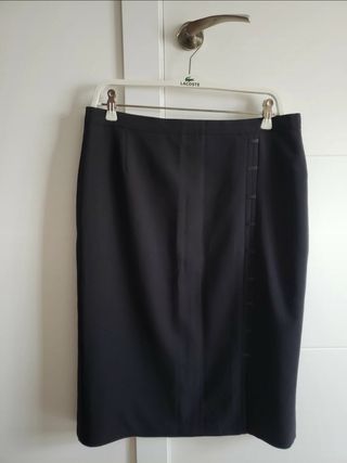 Falda de tubo negra