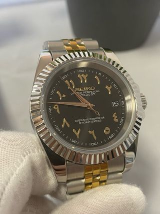 Reloj Seiko-Mod arabic dial
