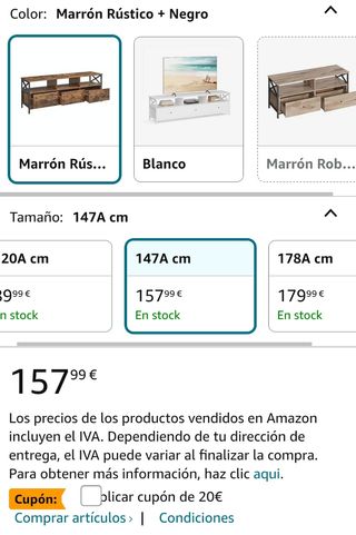 Mueble tele tv aparador salón salita