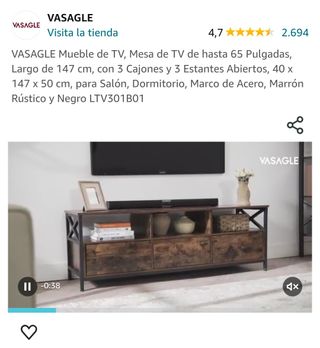 Mueble tele tv aparador salón salita
