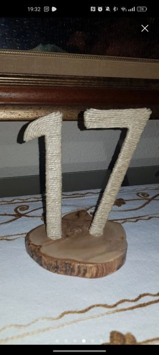 Números de mesa para eventos