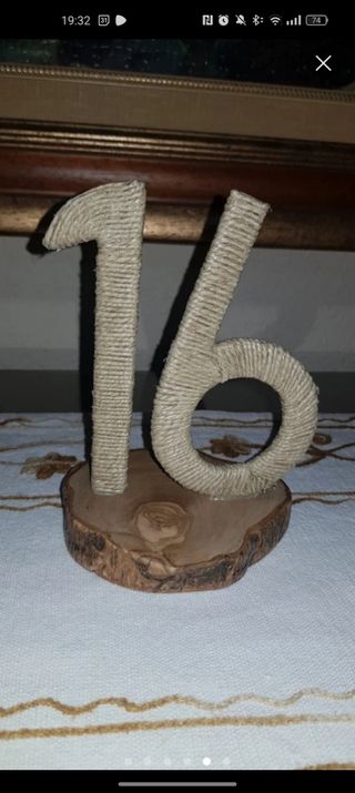 Números de mesa para eventos