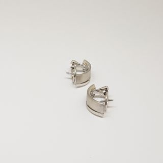 Pendientes Oro Blanco 18K con Diamantes 0.10ct