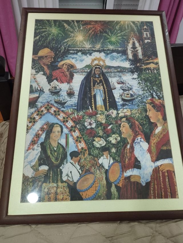 Quadro procissão Mar Senhora da Agonia