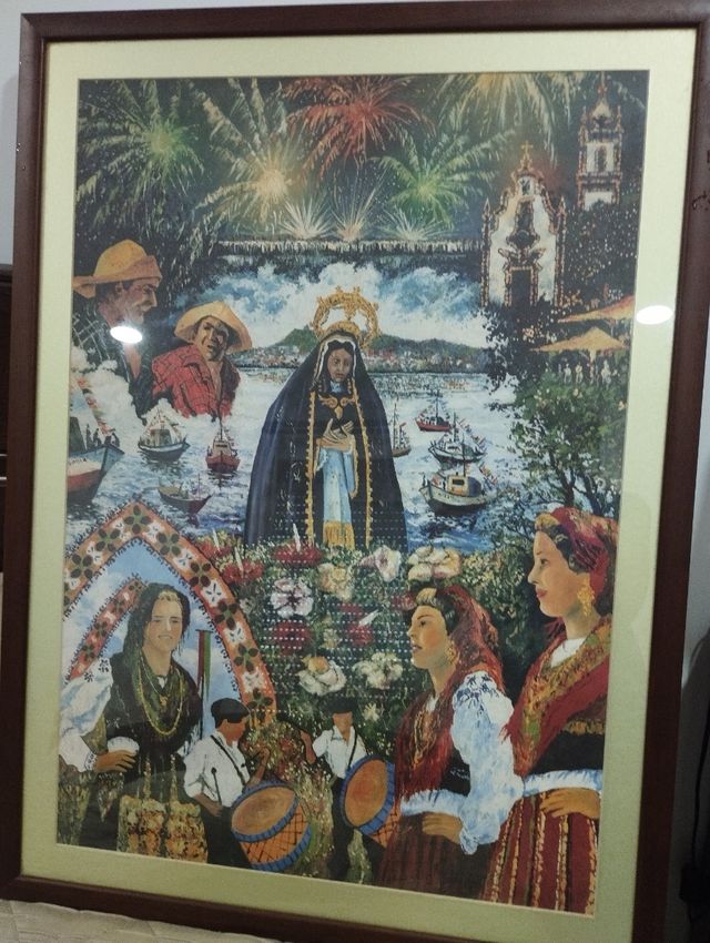 Quadro procissão Mar Senhora da Agonia