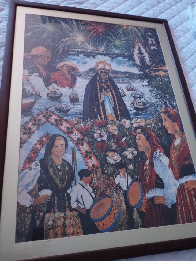 Quadro procissão Mar Senhora da Agonia