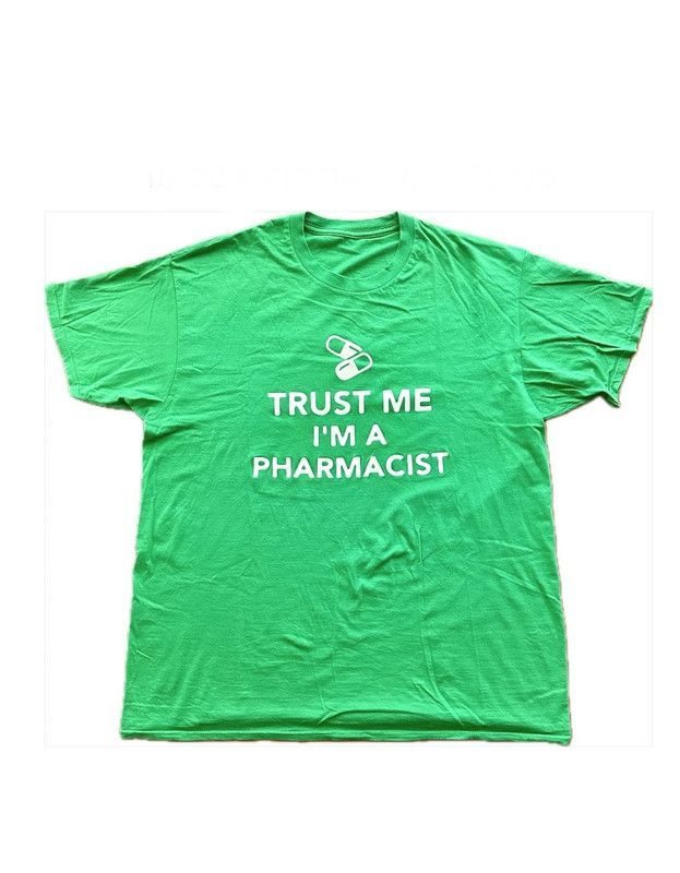 T-shirt  maniche corte verde XXL  farmacista