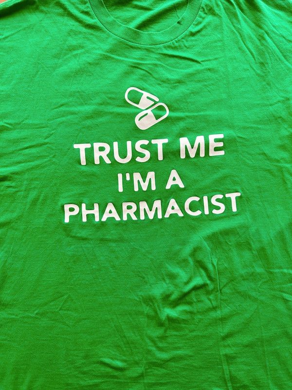 T-shirt  maniche corte verde XXL  farmacista