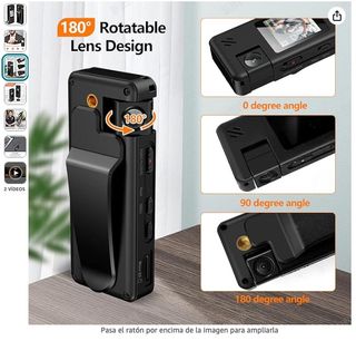 Cámara corporal con audio Policía 1080p