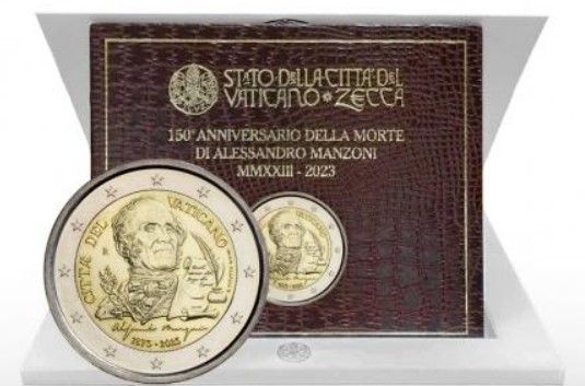 Cartera 2€ Vaticano Manzoni 2023