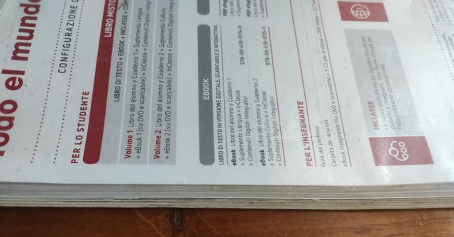 Libro di spagnolo "Todo el mundo 1"