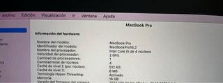 Macbook Pro 16,2 2020