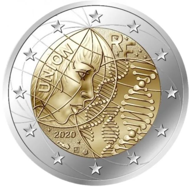 Moneda 2€ Proof Francia Medicina 2020