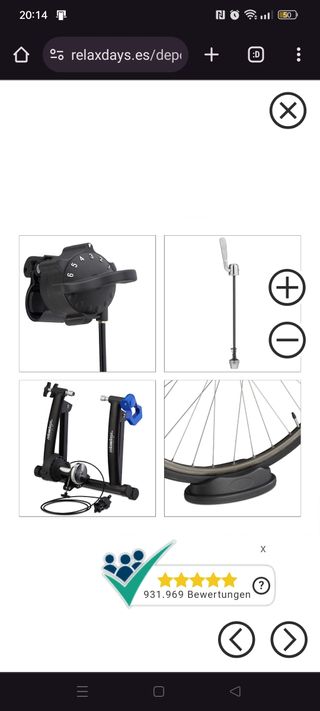 Rodillo bicicleta profesional