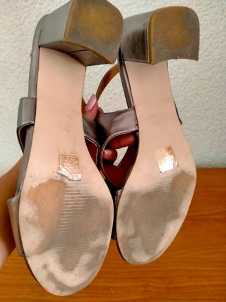 Zapatos plata 39