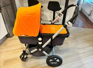 Capota y cubre pies naranja Bugaboo