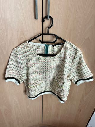 Camiseta punto Zara