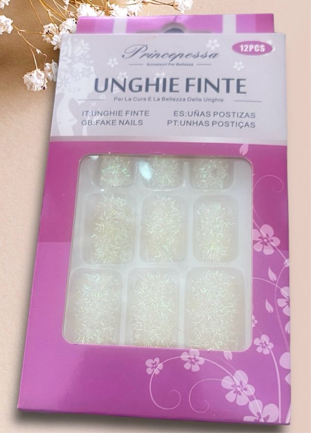 Unghie finte bianche Principessa