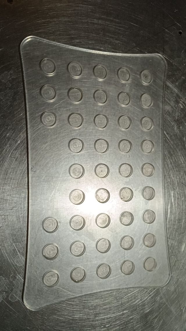 Soporte  Poliestireno transparente 42 vasos