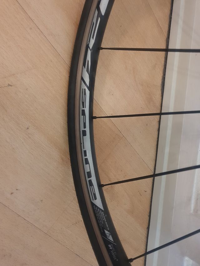 Rueda delantera dt swiss r24 spline