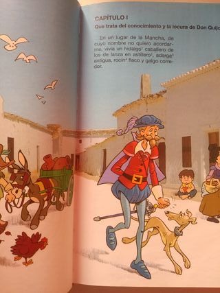 el quijote varios infantil lote de libros