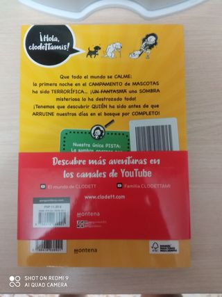 Libro "Los misterios de Clodett".