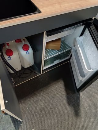 Mueble camper fregadero nevera