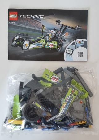 LEGO Technic 42103 Dragster ORIGINALE COMPLETO