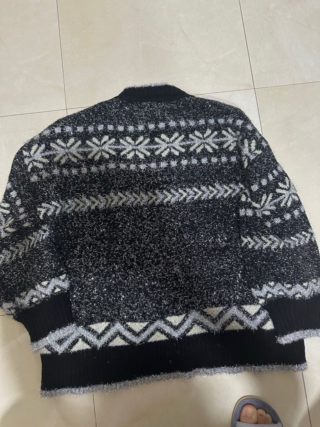 Jersey Navidad brillante, mujer