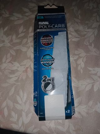 Fluval filtro carbono pecera U4