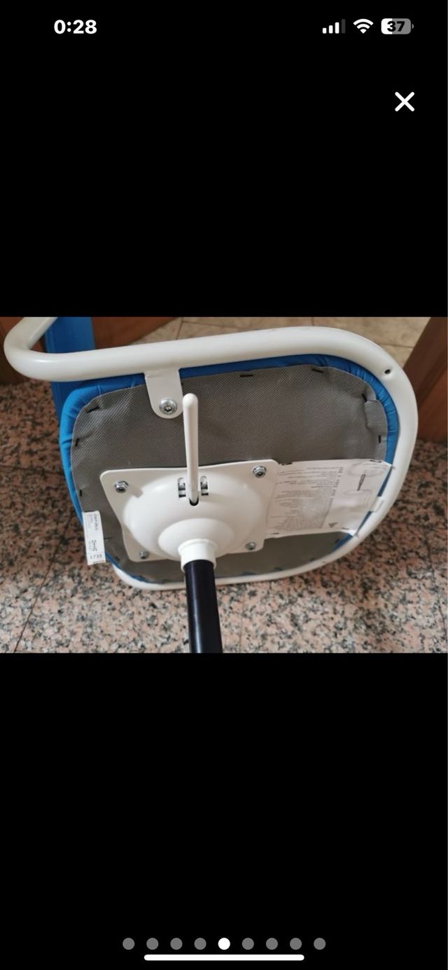 Silla ikea azul y blanca ÖRFJÄLL  escritorio niños