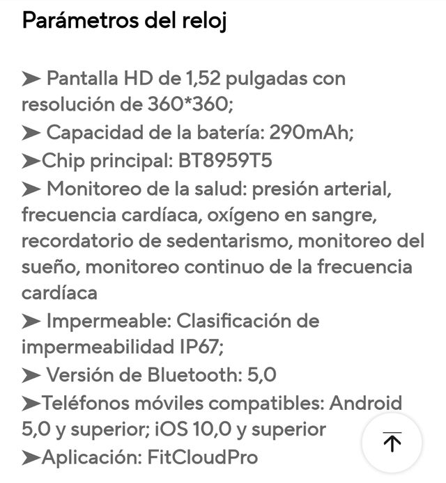 smartwatch Reloj ANDROID Iphone m16 Fuengirola