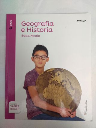 3 libros de Geografía e historia 2° ESO