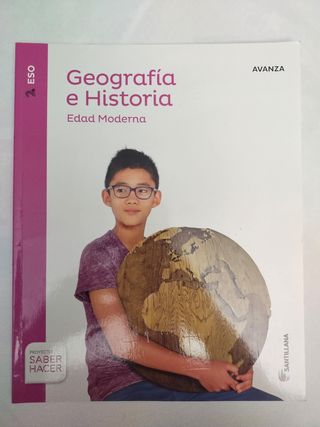 3 libros de Geografía e historia 2° ESO