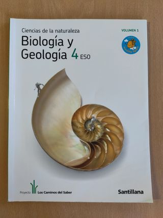 Libro de Biología y Geología - Santillana