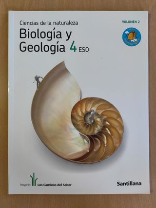 Libro de Biología y Geología - Santillana