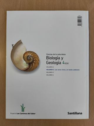 Libro de Biología y Geología - Santillana
