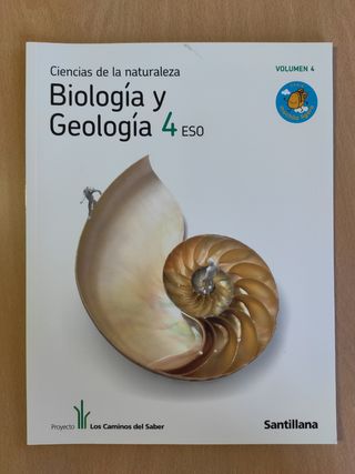 Libro de Biología y Geología - Santillana