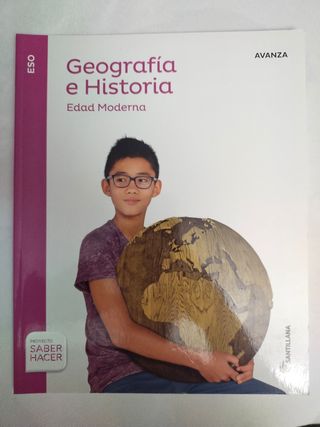 2 libros Geografía e historia de 3° ESO