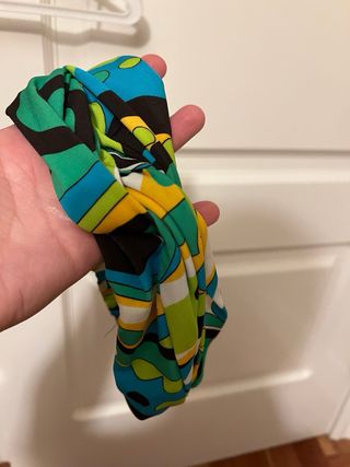 Conjunto zara blusa de hombreras y turbante