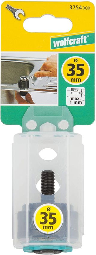 BROCA CORONA WOLFCRAFT 35 mm. para grifo fregadero