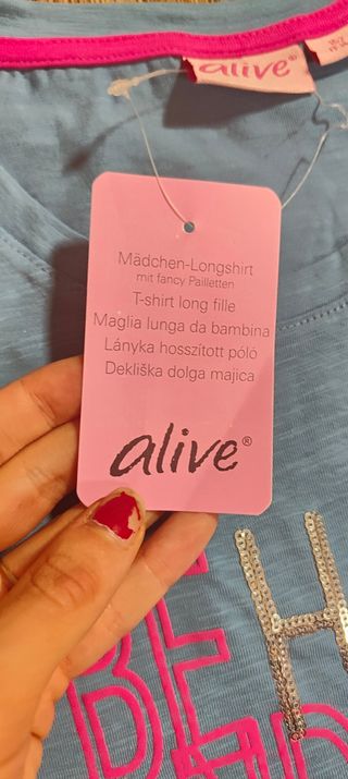 T-shirt da bambina alive