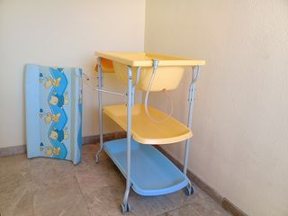 Bañera -cambiador bebé completa