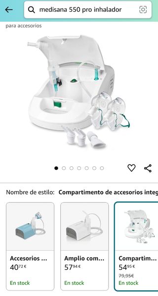 Medisana IN 550 Inhalador nebulizador