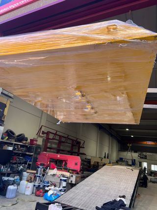 RAMPA PARA CARGA CONTENEDORES EN EL SUELO